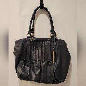 Ella Moss Black Leather Handbag/Shoulder bag